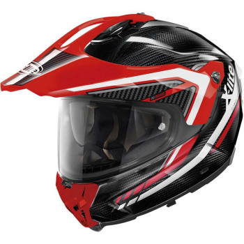 Casque moto X-Lite X552 ULTRA CARBON LATITUDE N COM Noir/Rouge