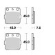 Brake pads sinter BRAKING 686CM44
