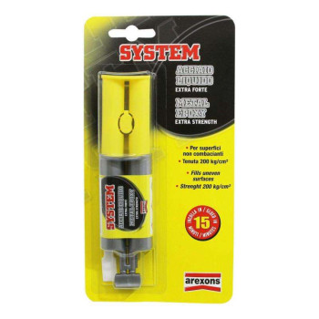 Colle époxy bi-composante ultra-résistante AREXONS 25ml acier/métal