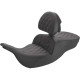 Saddlemen ROAD SOFA LS comfort saddle + Harley FLHT/FLTR backrest -07