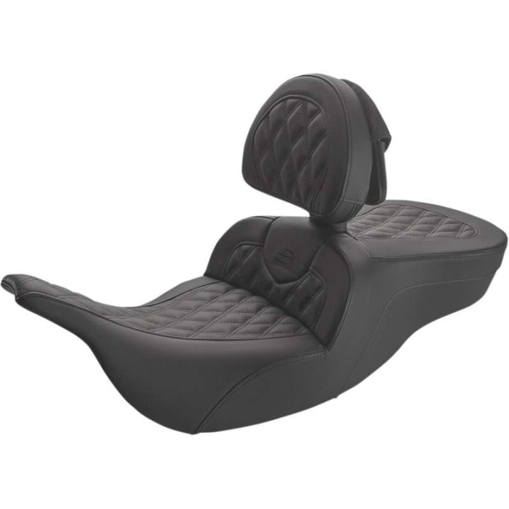 Saddlemen ROAD SOFA LS comfort saddle + Harley FLHT/FLTR backrest -07 Saddlemen ROAD SOFA LS comfort saddle + Harley FLHT/FLTR backrest -07