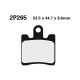 Semi-metal brake pads Nissin 2P-265NS