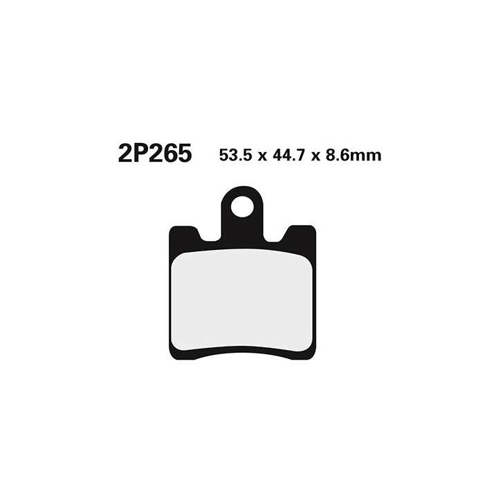Semi-metal brake pads Nissin 2P-265NS