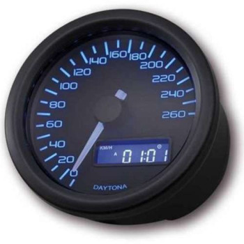Compteur vintage leds Daytona DARK VELONA 260 Km/h