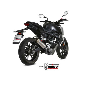 Ligne complète Mivv GP PRO Titane (H.074.L6P) Honda CB125R Neo Sports Café