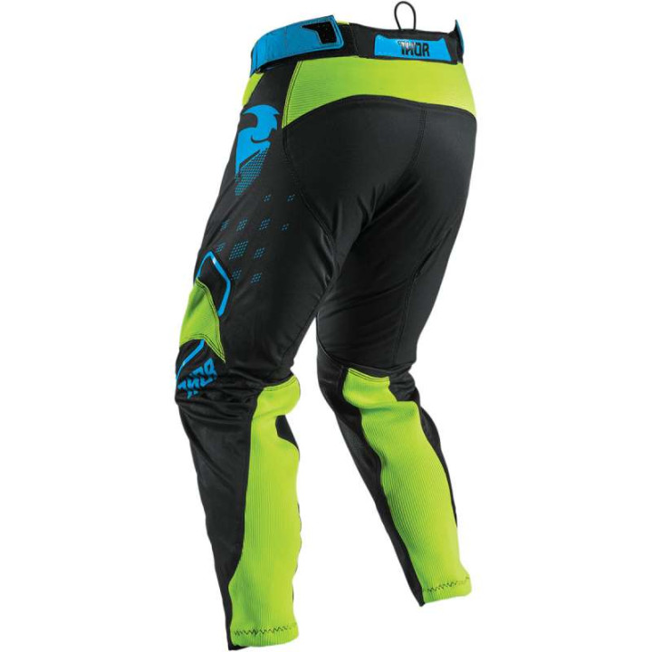 Motorcycle pants Thor PRIME FIT 2017 ROHL FLO GREEN/BLACK size 28 US