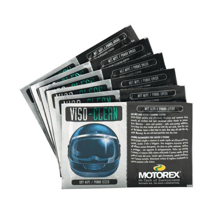 Lingettes Motorex VISO CLEAN x6