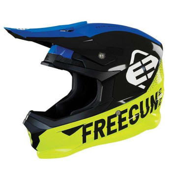 Casque moto cross enfant Shot Freegun FURIOUS KID ATTACK NEON YELLOW GLOSSY