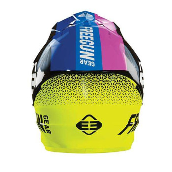 Casque moto cross enfant Shot Freegun FURIOUS KID ATTACK NEON YELLOW GLOSSY