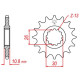 Pignon JT 17 dents pas 532 type 585
