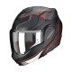Casque moto modulable Scorpion EXO-TECH EVO ANIMO NOIR MAT / ROUGE