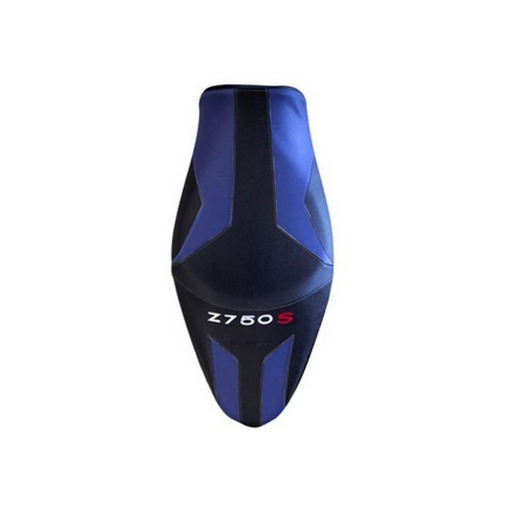 Housse de selle Bagster (2162B) Bleu/Noir/Lettres Blanches et Rouges Kawasaki Z750 S 05-06