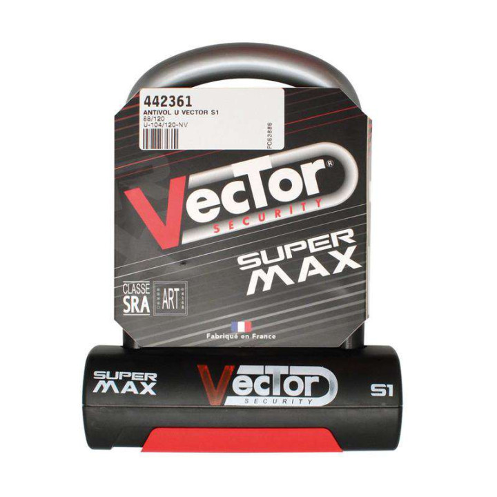 Antivol moto SRA U Vector Super Max S1 88x120