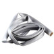 Gaine pvc pour fil électrique 10.5x12 gris 1 mètre