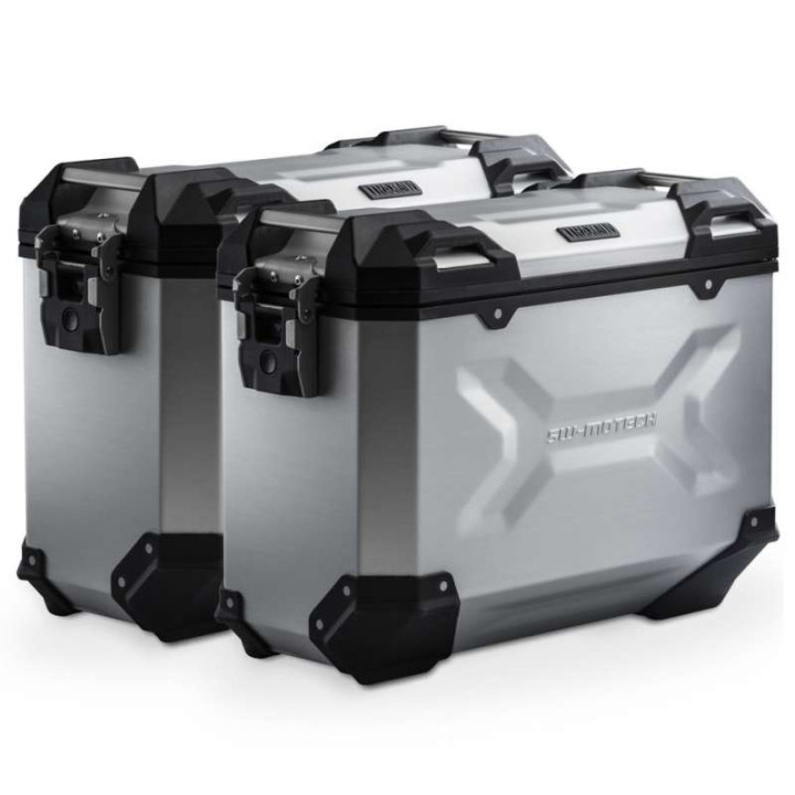 SW-Motech TraX ADVENTURE 2x37L Yamaha TRACER 900 18- aluminum suitcase kit