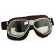 Nannini CRUISER vintage sunglasses Brown/Chrome, clear lenses