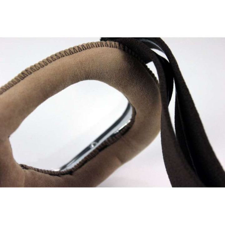 Nannini CRUISER vintage sunglasses Brown/Chrome, clear lenses