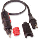 Fiche 2 en 1 DIN/allume-cigare auto Tecmate O-02
