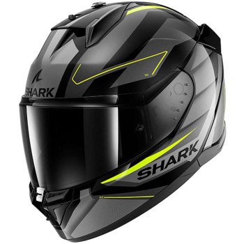 Casque moto Shark D-SKWAL 3 SIZLER Gris/Jaune