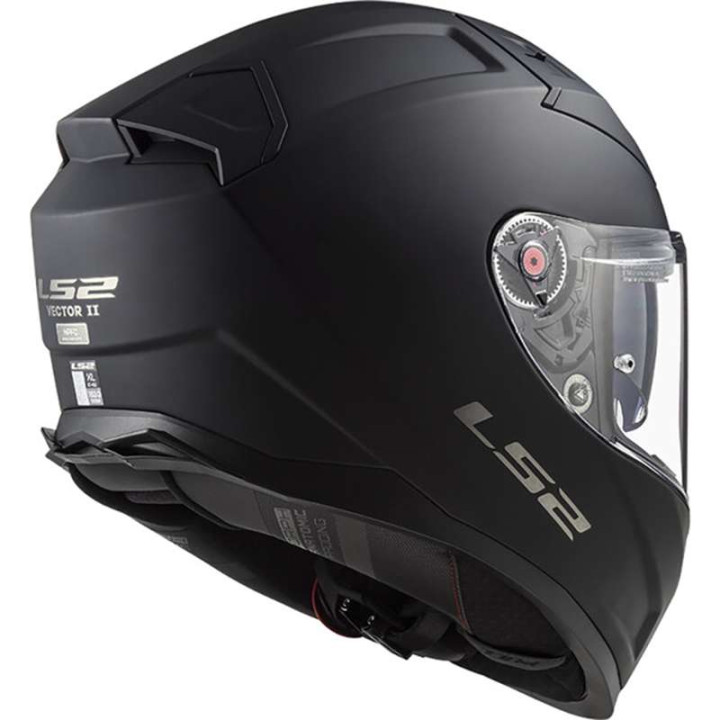 LS2 FF811 VECTOR II motorcycle helmet Matt black 22.06