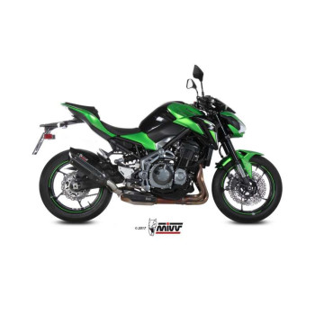 Mivv SUONO Inox black approved muffler Kawasaki Z900
