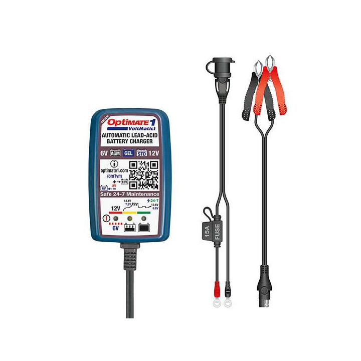 Chargeur de batterie Tecmate OPTIMATE 1 6/12V 2-28Ah