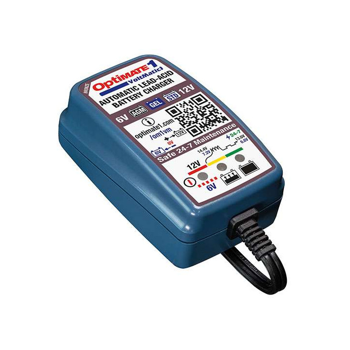 Chargeur de batterie Tecmate OPTIMATE 1 6/12V 2-28Ah