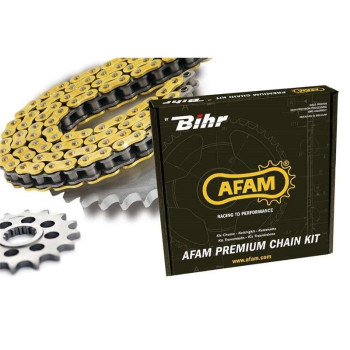 Reinforced motorcycle chain kit Afam 525 XRR Kawasaki ZR-7