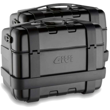 Pack valises moto GIVI Monokey TREKKER 2x46L Black Line