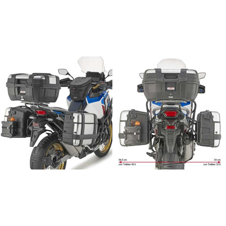 Support valises Givi MONOKEY (PLO1178MK) CRF1100L AFT Adventure Sports