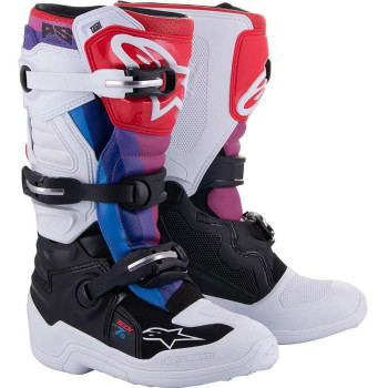 Bottes enfant ALPINESTARS TECH 7S WHITE/BLACK/RED