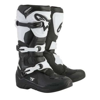 ALPINESTARS TECH 3 BLACK WHITE motocross boots