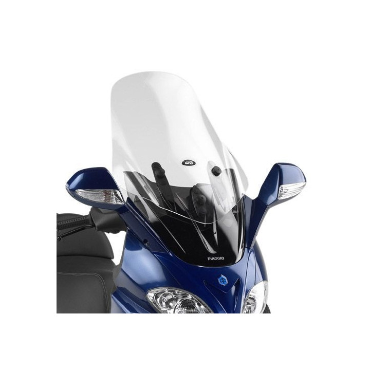 Bulle incolore Givi +16cm (D229ST) Piaggio X9 EVO 125/200/250/500