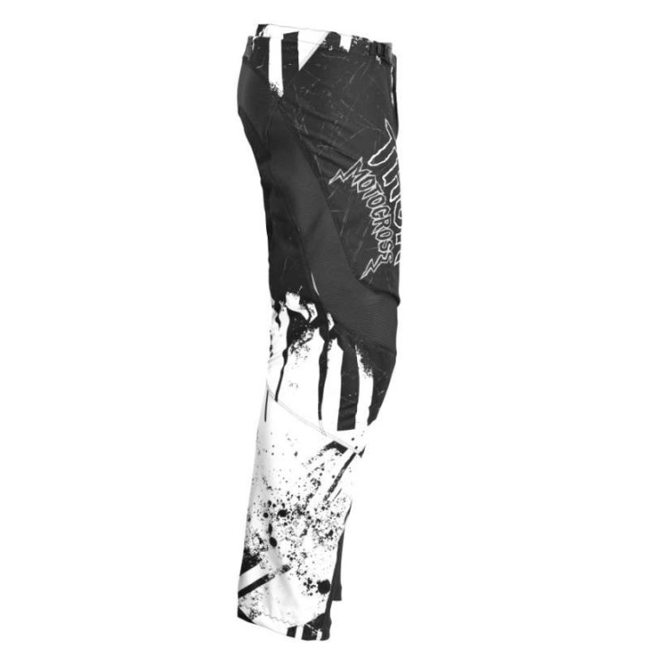 Thor YOUTH SECTOR GNAR BLACK/WHITE children's cross-country pants