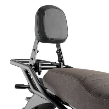 Sissybar avec porte-paquet Givi (TS8206B) Moto Guzzi V7 850 Stone/Special