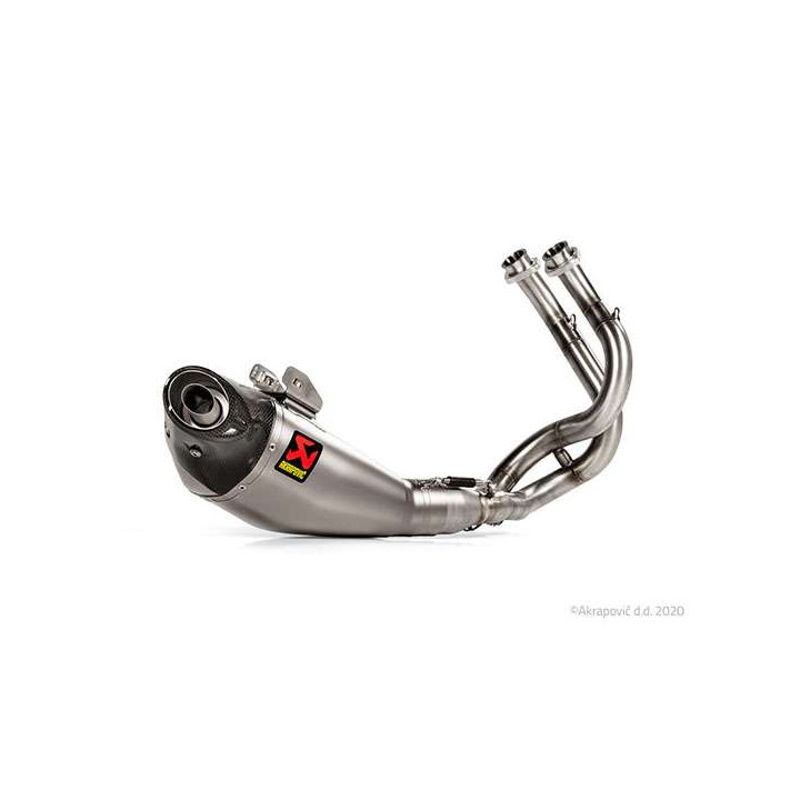 Ligne complète Akrapovic RACING Titane Kawasaki Z650 20-