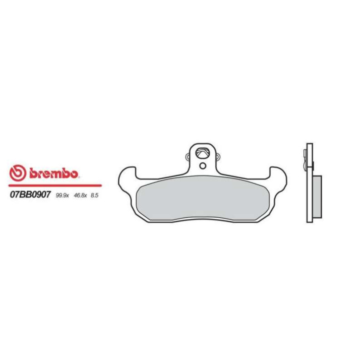 Brake plates Brembo 07BB0907