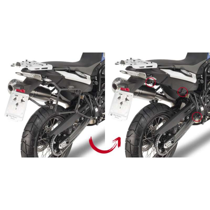 Givi MONOKEY side-case support (PLR5103) BMW F650/700/800GS Givi MONOKEY side-case support (PLR5103) BMW F650/700/800GS