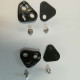 Kit fixation d'écran pour casque Klim KRIOS/KRIOS PRO (x2)