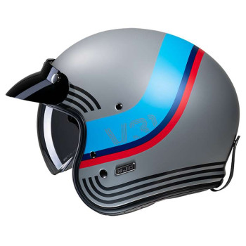Casque moto HJC V31 BYRON GRIS/BLEU Casque moto HJC V31 BYRON GRIS/BLEU