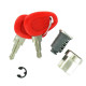 Givi Standard Z661 lock set for top case or suitcase Givi Standard Z661 lock set for top case or suitcase