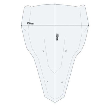 Bulle incolore Givi (D2148ST) Yamaha Tracer 7