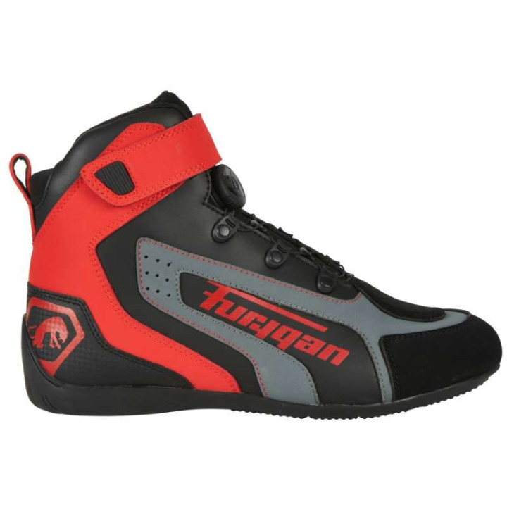 Motorcycle sneakers Furygan V4 EASY D3O BLACK/RED