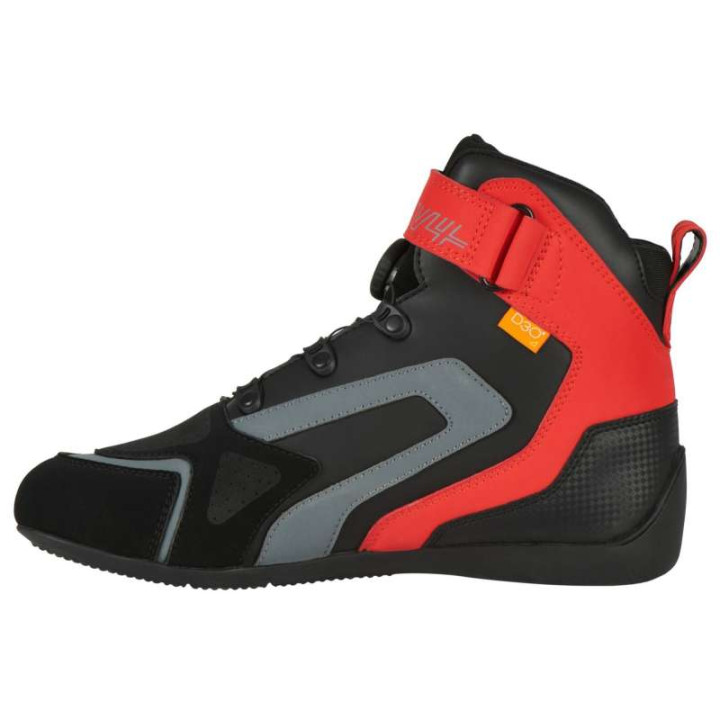 Motorcycle sneakers Furygan V4 EASY D3O BLACK/RED
