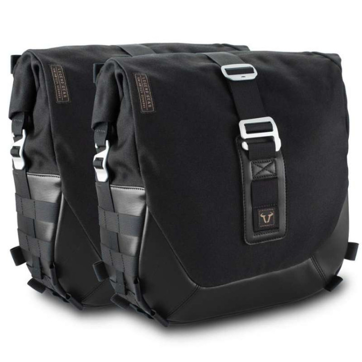 SW-Motech LEGEND GEAR LC2 saddlebags + SLC Triumph BONNEVILLE T100/T120 BLACK EDITION spacers SW-Motech LEGEND GEAR LC2 saddlebags + SLC Triumph BONNEVILLE T100/T120 BLACK EDITION spacers