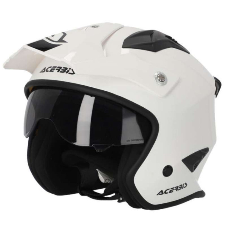 Casque moto jet Acerbis ARIA 22.06 BLANC