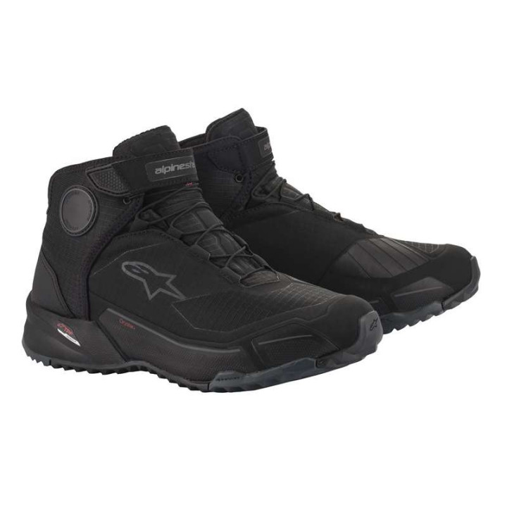 Alpinestars CR-X Drystar Black motorcycle sneakers