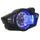 Compteur de vitesse KOSO RX1N GP Style II (BA011210) Noir