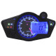 Compteur de vitesse KOSO RX1N GP Style II (BA011210) Noir