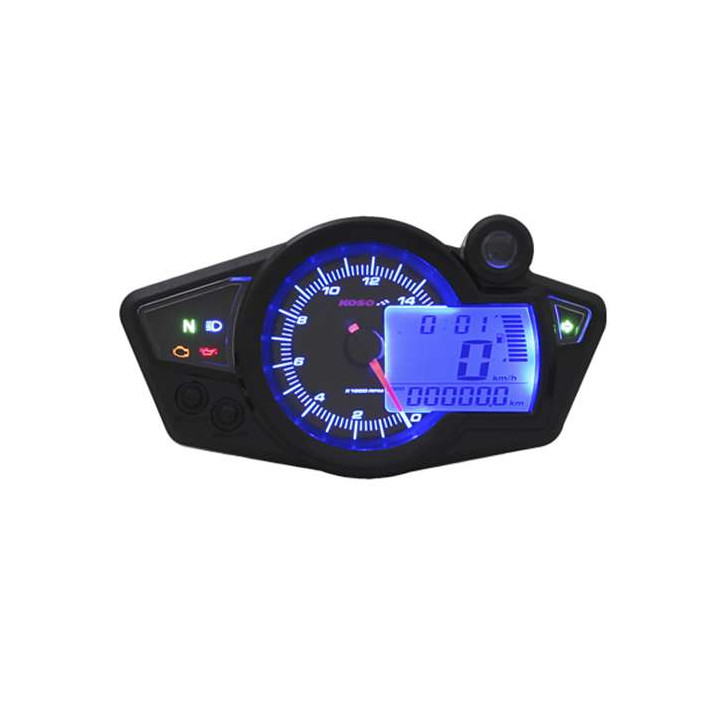 Compteur de vitesse KOSO RX1N GP Style II (BA011210) Noir